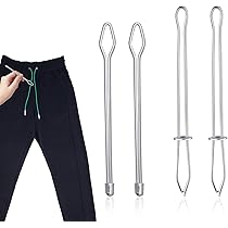 Amazon.com: 4pcs Rope Threader, 2 Designs Bodkin Drawstring